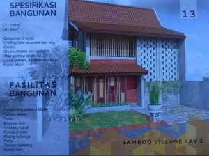 VILLA BAMBOO VILLAGE KAV 2 825JT